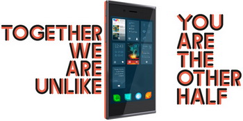 Jolla smartphone under OS Sailfish